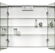 Spiegelschrank Jokey Lyndalu aluminium 65x68 cm IP20