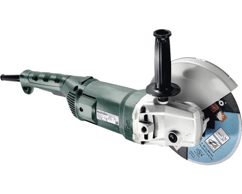 Meuleuse d''angle Metabo avec disque à meuler et capot de protection
