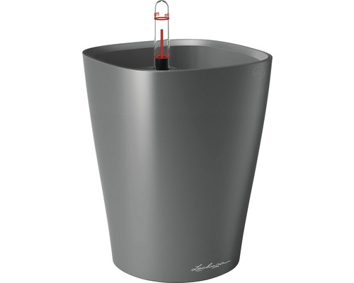 Pot Lechuza Deltini plastique Ø 14 H 18 cm anthracite