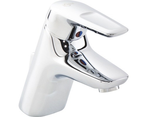 Robinet de lavabo pour vasque à poser Ideal Standard Ceramix Blue chrome A5646AA Mitigeur monocommande en métal pour lavabo