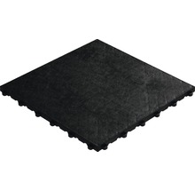 Klickfliese Kunststoff florco floor 40x40 cm schwarz-thumb-0