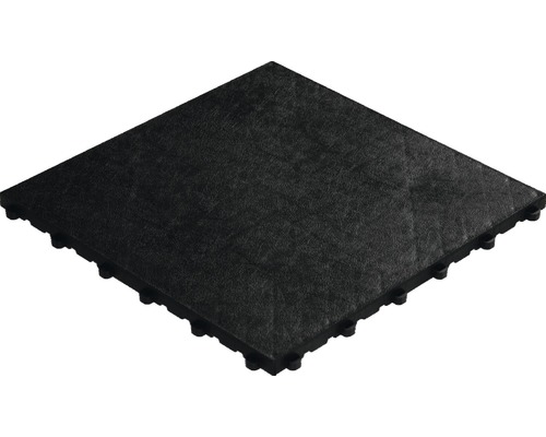 Dalle à clipser en plastique florco floor 40x40 cm noir