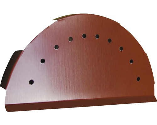 Dachrinnen-Laubfanggitter aus Metall mit Löchern