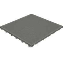 Dalle à clipser en plastique florco floor, 40 x 40 cm, gris-thumb-1
