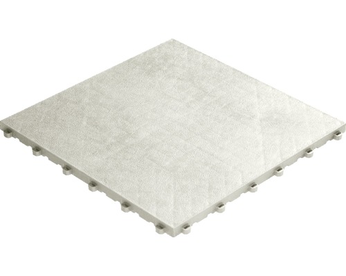 Dalle à clipser en plastique florco floor, 40 x 40 cm, blanc