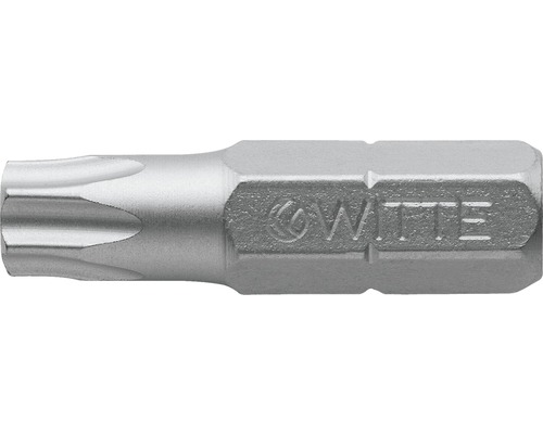 Embout acier inox Witte ¼" 25 mm Torx T 25