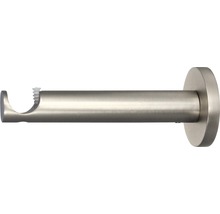 Support pour tringle Rivoli aspect acier inoxydable Ø 20 mm longueur 12 cm-thumb-0