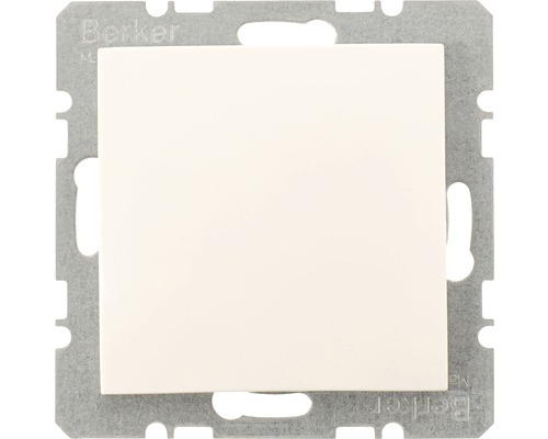 Berker 10098989 plaque d’obturation avec partie centrale S1 blanc polaire brillant-0