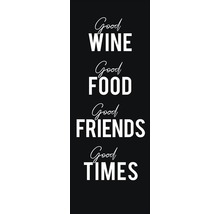 Leinwandbild Good Wine 27x77 cm