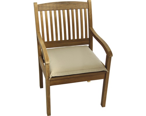 Coussin de fauteuil 50 x 50 cm beige P103