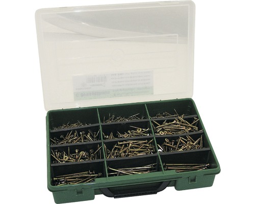 Sortimentskasten mit verschiedenen Schrauben