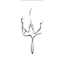 Illustration de deux visages en dessin au trait