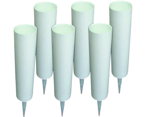 Mehrere Kartuschen mit Tülle für Dichtstoffe oder Klebstoffe