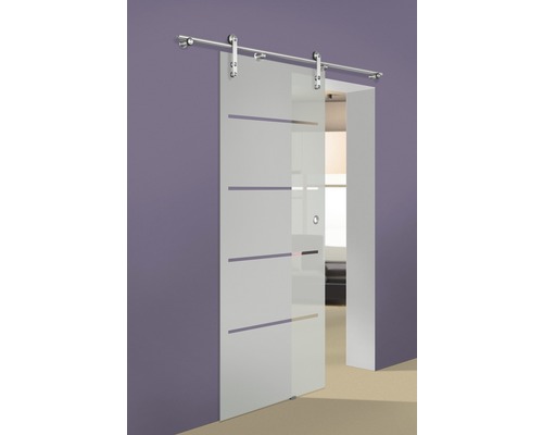 Élément de porte coulissante de paroi intérieure ECLISSE Unico Plus vantail  unique pour CW75 860 x 2110 mm - HORNBACH