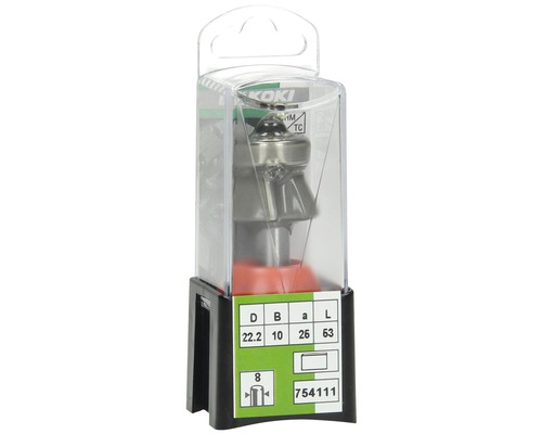 Nutfräser mit Kugellager im Blister