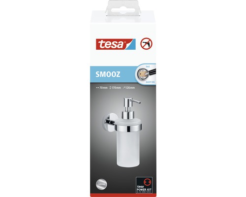Distributeur de savon Tesa Smooz dans son emballage