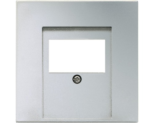 Cache unité de raccordement de télécommunication USB Jung AL 2969 T LS990 aluminium Plaque de recouvrement pour interrupteur