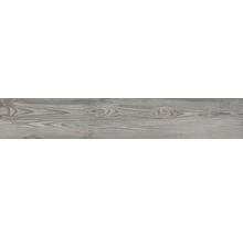 Carrelage sol et mur en grès-cérame fin Larix 20 x 120 x 1 cm gris mat-thumb-0