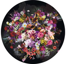 Glasbild rund Blumenstrauß I Ø 20 cm GLR031