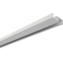 Aluminium-Vorhangschiene weiß 1-läufig 150 cm-thumb-0