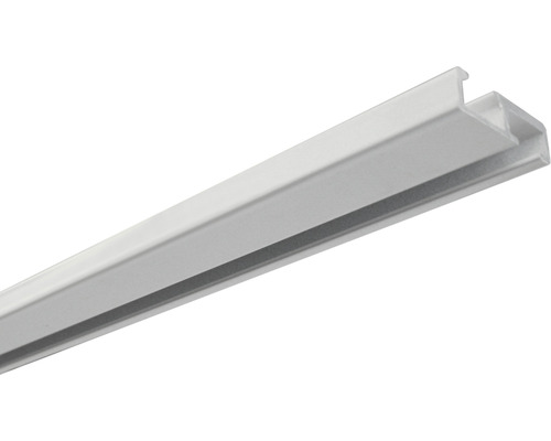 Aluminium-Vorhangschiene weiß 1-läufig 150 cm-0