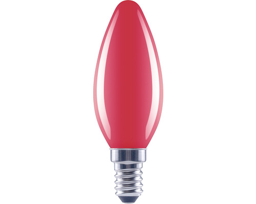 Ampoule flamme LED FLAIR C35 E14/2 W rouge