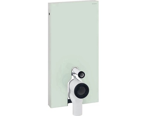 Bâti-support GEBERIT Monolith pour WC à poser 101 cm avec coude de raccordement P raccordement d'eau latéral menthe 131003SL5