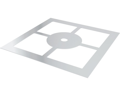 Plaque d'appui Furado F pour bac à condensat avec évacuation par le dessous, à une paroi Ø120mm Plaque d'appui Furado F pour bac à condensat avec évacuation par le dessous, à une paroi Ø120mm