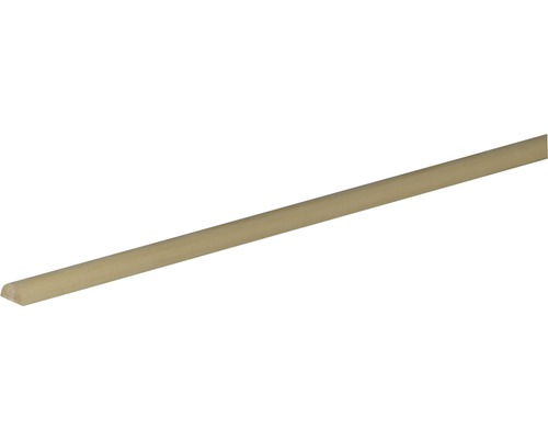 Demi-rond en bois de pin/épicéa brut 15x7,5x1000 mm Tige ronde en bois