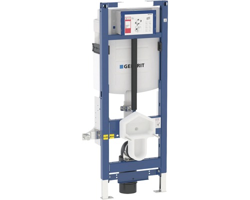 Bâti-support GEBERIT Duofix pour WC avec réservoir de chasse d'eau à encastrer Sigma 12 cm accessible WC réglable en hauteur pour actionnement par l'avant hauteur de montage 1120 mm 111.396.00.5 Réservoir de chasse Geberit avec cadre pour montage mural