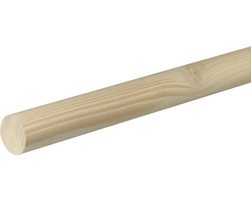 Barre ronde épicéa/pin brut Ø 35& mm L& :& 1000& mm Barre ronde en bois d''épicéa