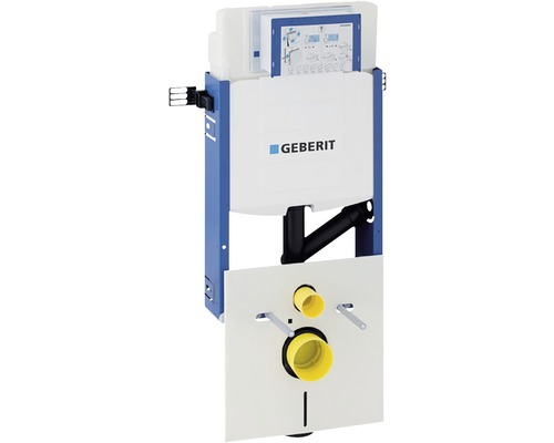 GEBERIT Nassbauelement Kombifix für Wand-WC 108 cm, mit Sigma UP-Spülkasten 12 cm für Geruchsabsaugung tiefenverstellbar für Betätigung von vorne 110.367.00.5 Geberit Spülkasten für Wand-WC zur Vorwandinstallation