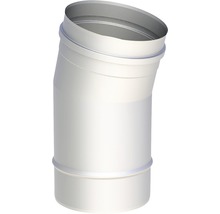 Coude pour tuyau de ventilation, 45 degrés