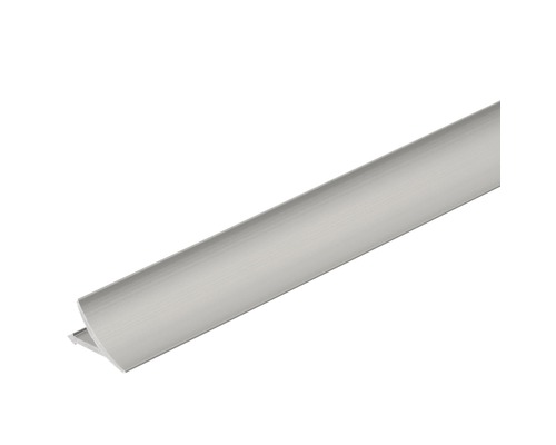 Anschlussprofil T-Cove Aluminium silber 250 cm Höhe 12 mm