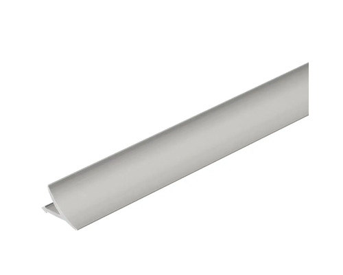 Profilé de finition T-Cove aluminium argent, 250 cm Profilé de finition en plastique