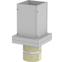 Aperçu de cheminée avec isolation thermique