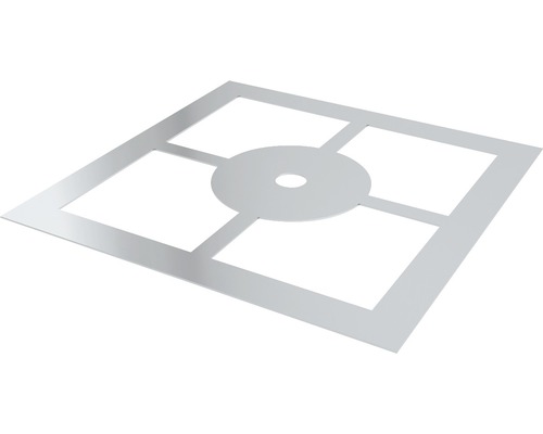 Plaque d'appui Furado F pour bac à condensat avec évacuation par le dessous, à une paroi Ø150mm Plaque d'appui Furado F pour bac à condensat avec évacuation par le dessous, à une paroi Ø150mm