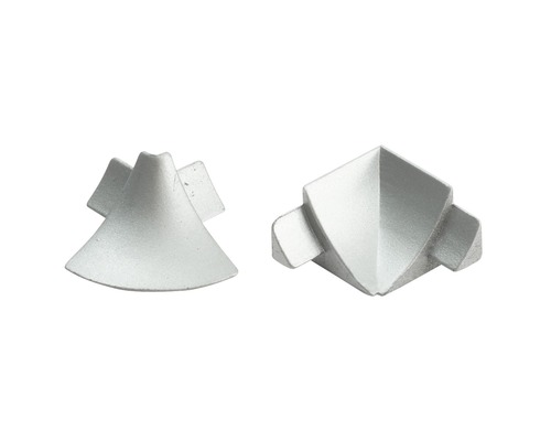 Eckstück Dural T-Cove Aluminium Silber 12 mm