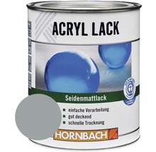 Dose Acryllack seidenmatt mit Farbbeispiel und Blauer Engel Siegel