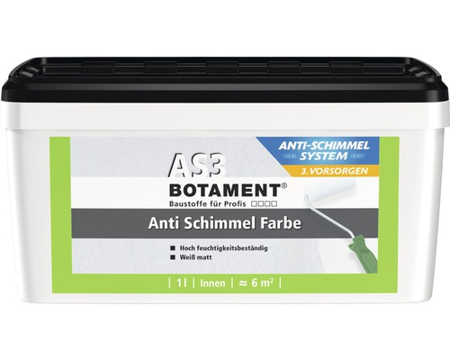 Seau de peinture anti-moisissure pour intérieur, contenance un litre