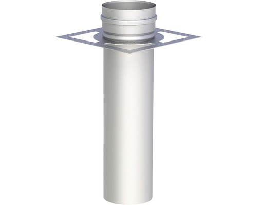 Support intermédiaire Furado F long, montage avant décalage o. 2. T o. R. EW Ø150mm Cheminée en acier inoxydable avec passage de toit carré