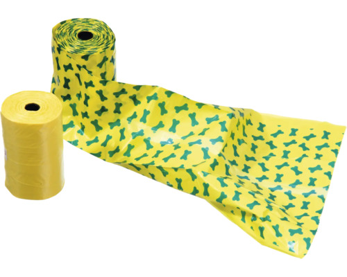 Hundekotbeutelrolle mit Knochenmuster