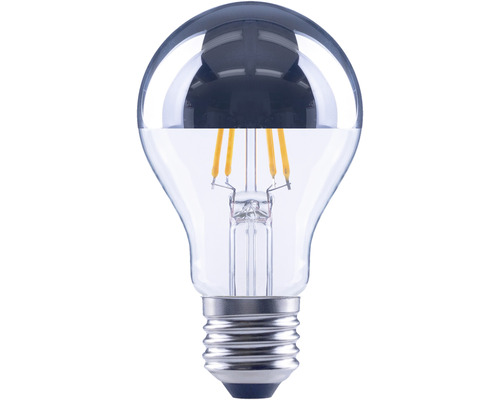 Ampoule à calotte réfléchissante LED FLAIR A60 E27/4W(33W) 380 lm 2700 K blanc chaud argent