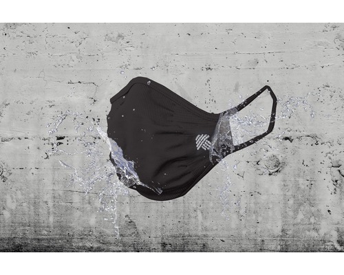 Masque en tissu avec revêtement hydrofuge