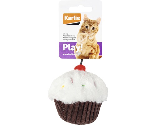 Karlie Katzenspielzeug Kuchen mit Kirsche