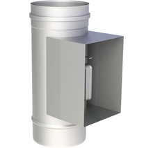 Tuyau de ventilation avec raccord rectangulaire