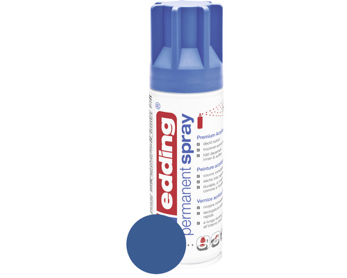 Spray permanent edding® bleu gentiane mat 200 ml