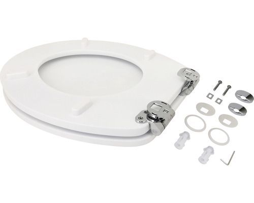 Toilettendeckel mit Befestigungsmaterial