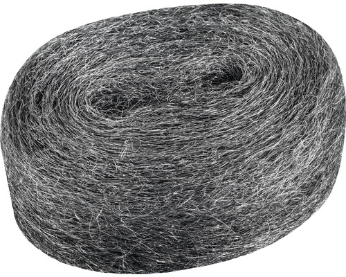 Laine d'acier nature grain 03 super grossier 200 g Laine d''acier pour le nettoyage et le polissage