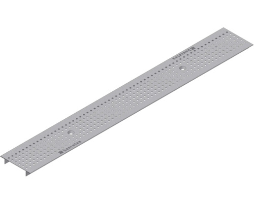 Grille perforée Hauraton Faserfix/Recyfix Standard 100 à clipser 1000 x 136 x 22 mm